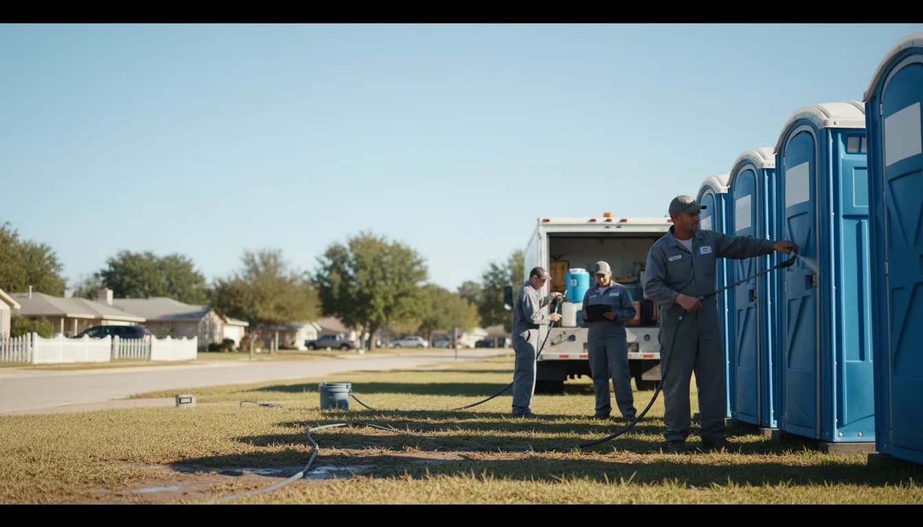 Long-Term Portable Toilet Rental in Roby, TX near me